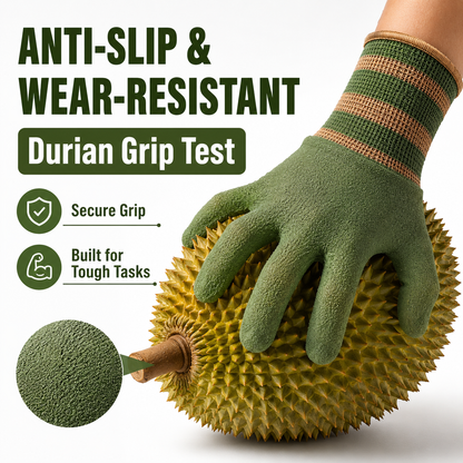 Vigoro® Heavy-Duty Waterproof Gardening & Work Gloves with Anti-Slip Rubber Grip