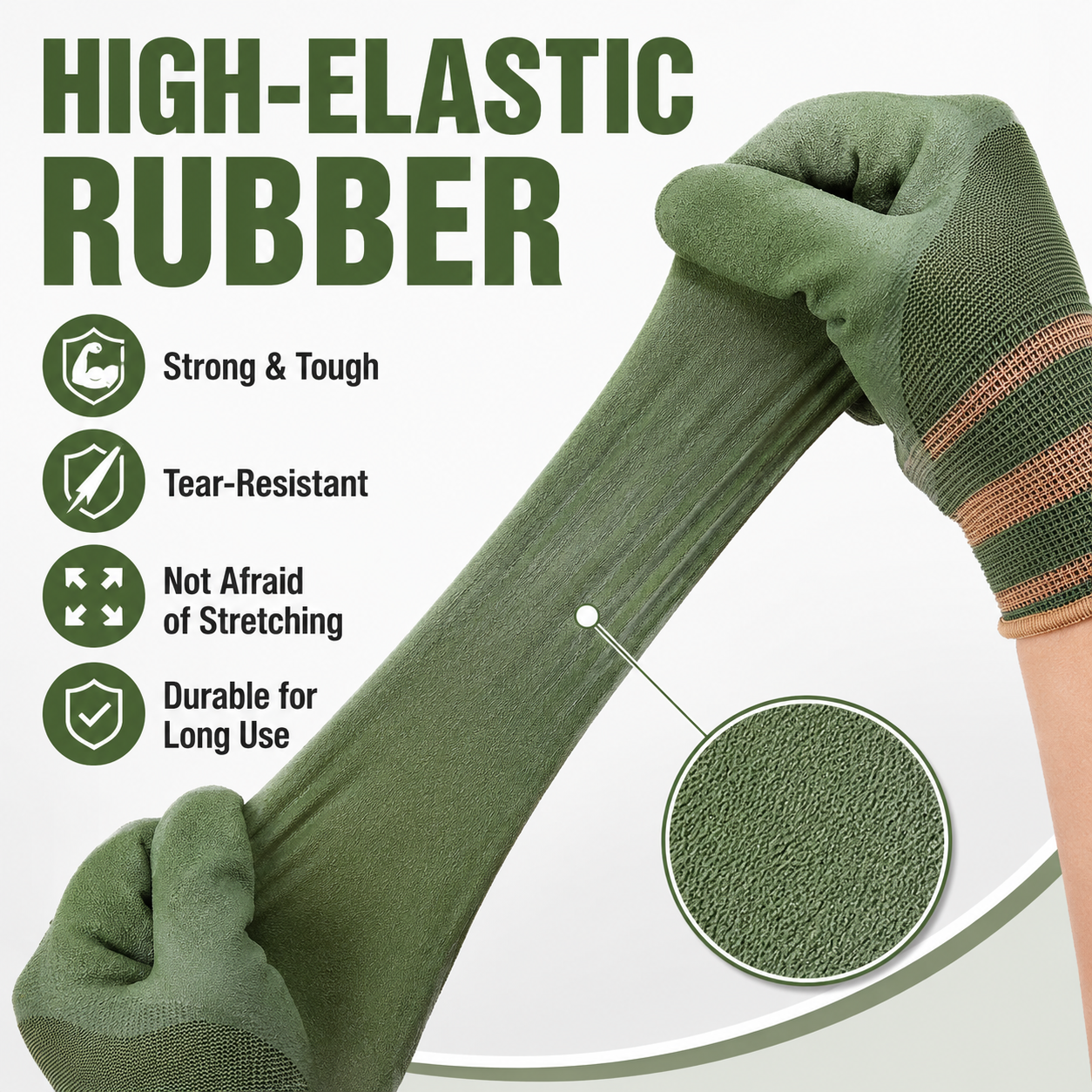 Vigoro® Heavy-Duty Waterproof Gardening & Work Gloves with Anti-Slip Rubber Grip