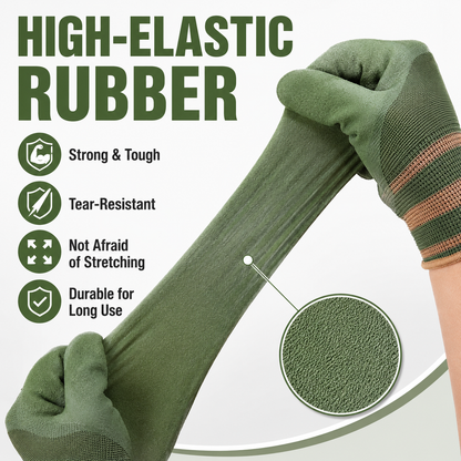 Vigoro® Heavy-Duty Waterproof Gardening & Work Gloves with Anti-Slip Rubber Grip