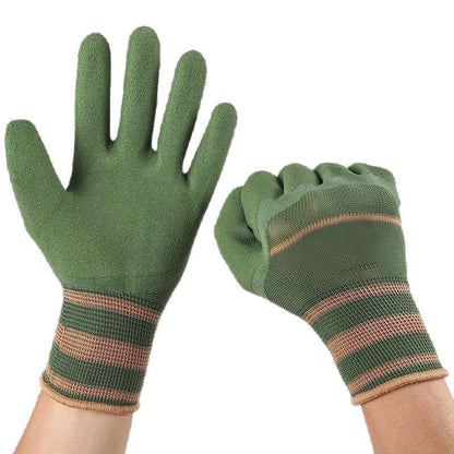Vigoro® Heavy-Duty Waterproof Gardening & Work Gloves with Anti-Slip Rubber Grip